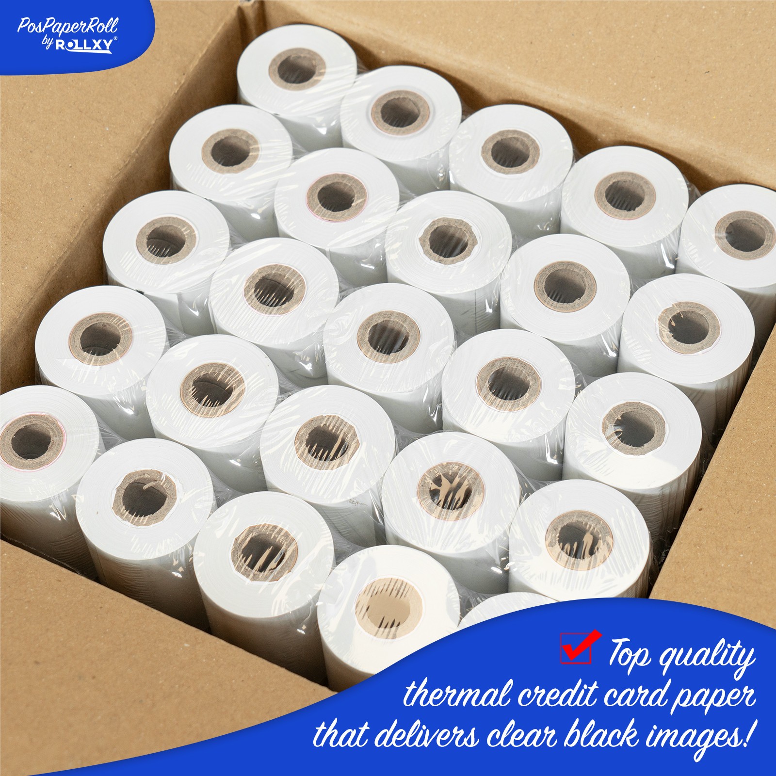 INGENICO iCT250 / iCT220 (2-1/4″ x 85′) THERMAL PAPER – 50 ROLLS *FREE SHIPPING*