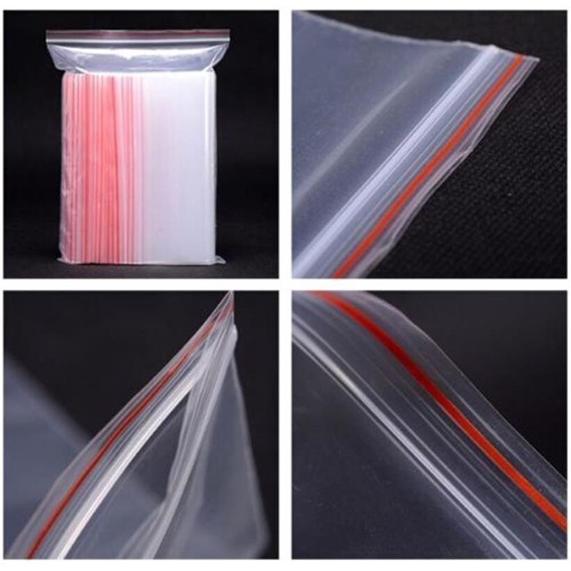 Grip Seal Bags Self Resealable Grip Poly Plastic Clear Zip Lock MIX 2 Mil 2ML