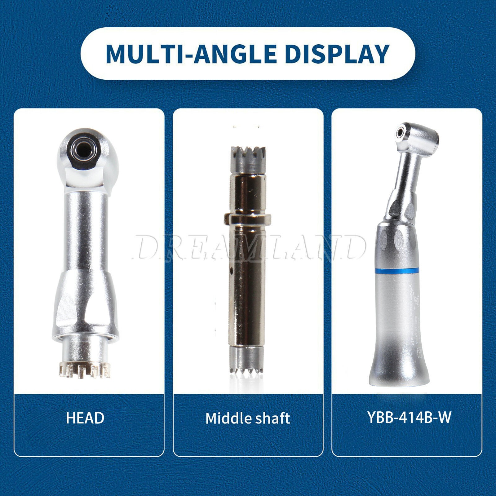 NSK Style Dental Low Slow Speed Handpiece Contra Angle Push Button E-Type USA!!!