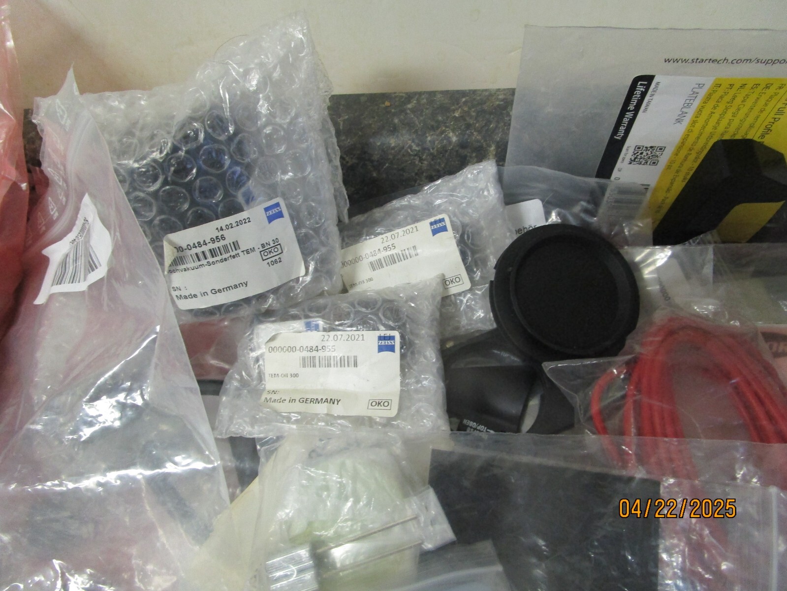 Over 50 Item Lot of Zeiss MicroScope Parts / Hardware – See Pictures