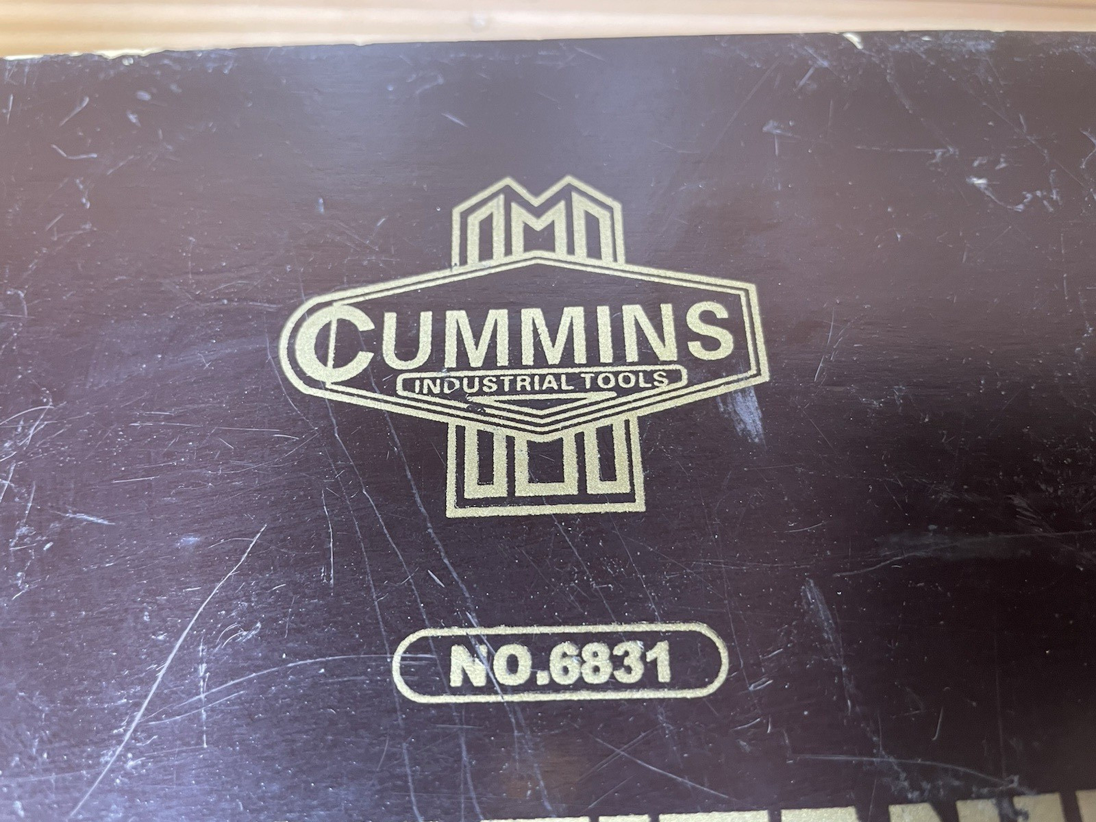 Cummins Industrial 16Pc Titanium Coated Forstner Bit Set No. 6831 Vintage