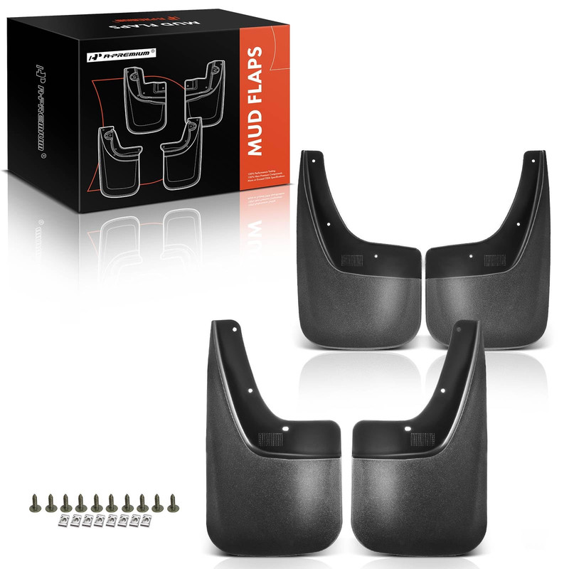 A-Premium Mud Flaps Compatible Gmc Sierra 1500 2014-2019 Sierra 2500 Hd 3500 Hd