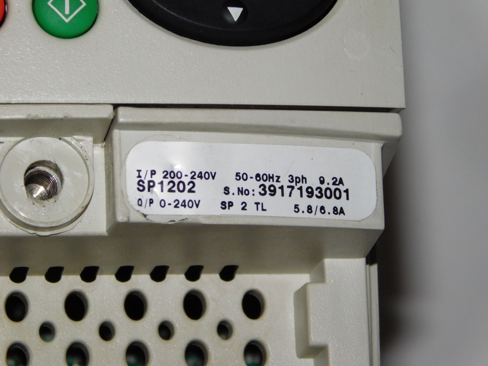 Emerson SP1202 Unidrive SP Inverter Servo Drive Module Nidec Control Techniques