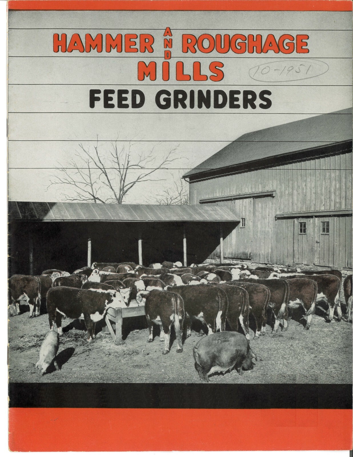 IH Farmall McCormick Belt Driven Hammer Roughage Mills Feed Grinders Brochure