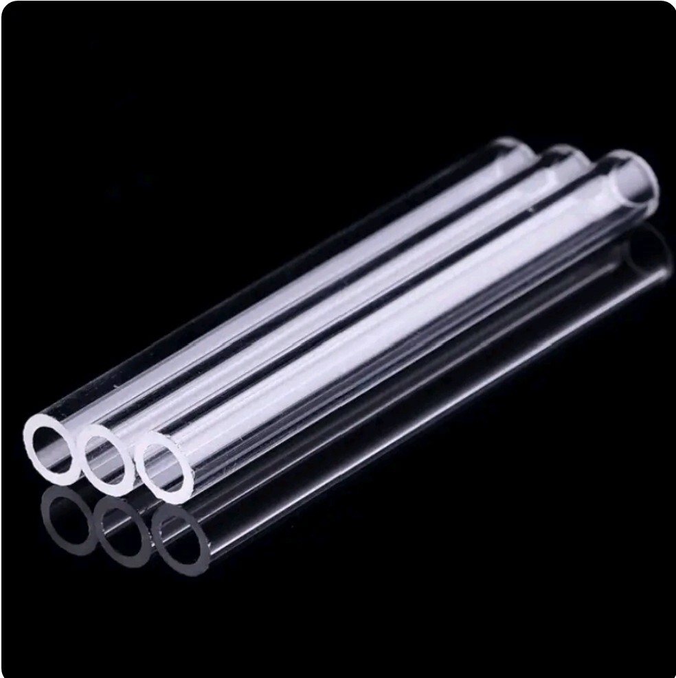 (10 Pack) 4″ Inch Clear Pyrex Glass Blowing Tube 12mm OD 8mm ID 2mm Thick Wall