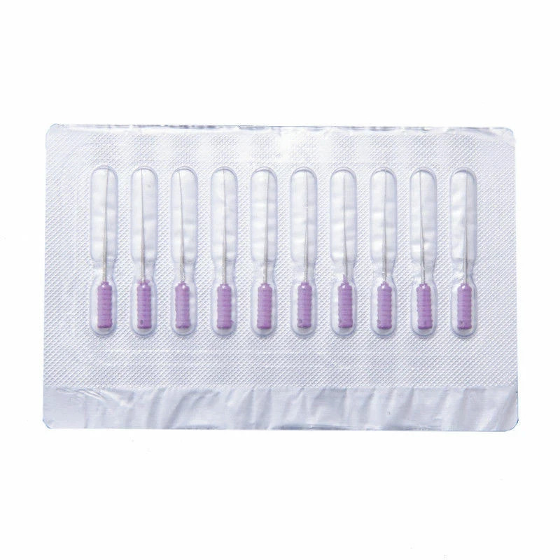 10 Pcs/Pack Endodontic Dental Root Canal Nerve Barbed Broaches Needles 21mm/25mm