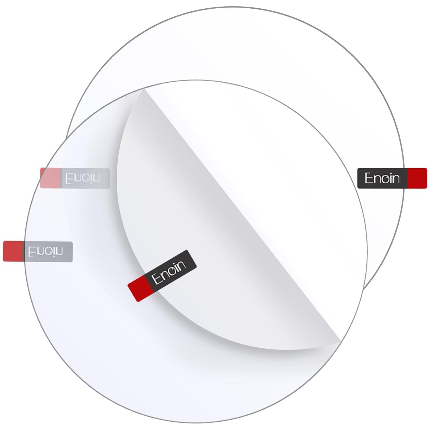 High Clarity 6″ Round Plexiglass Sheets – Perfect for Art Crafts & Frames