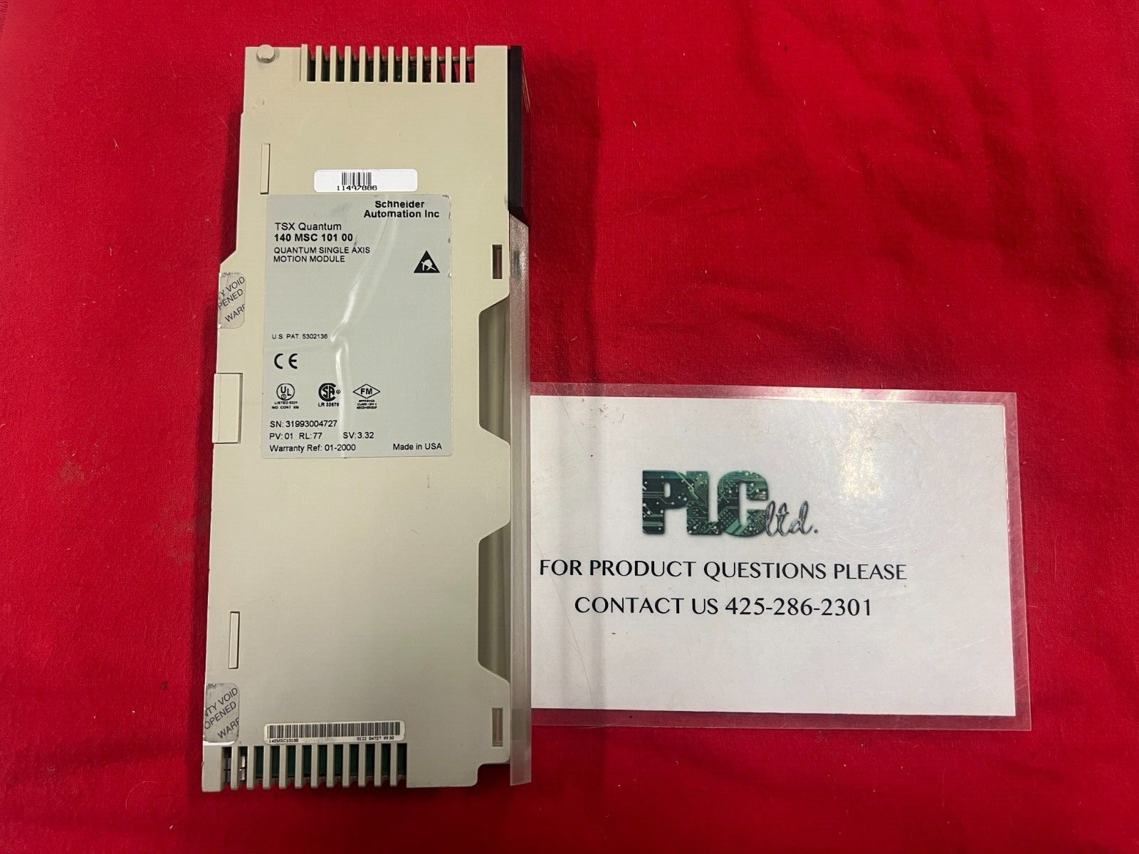 140MSC10100 Modicon Used TESTED Single Axis 140-MSC-101-00