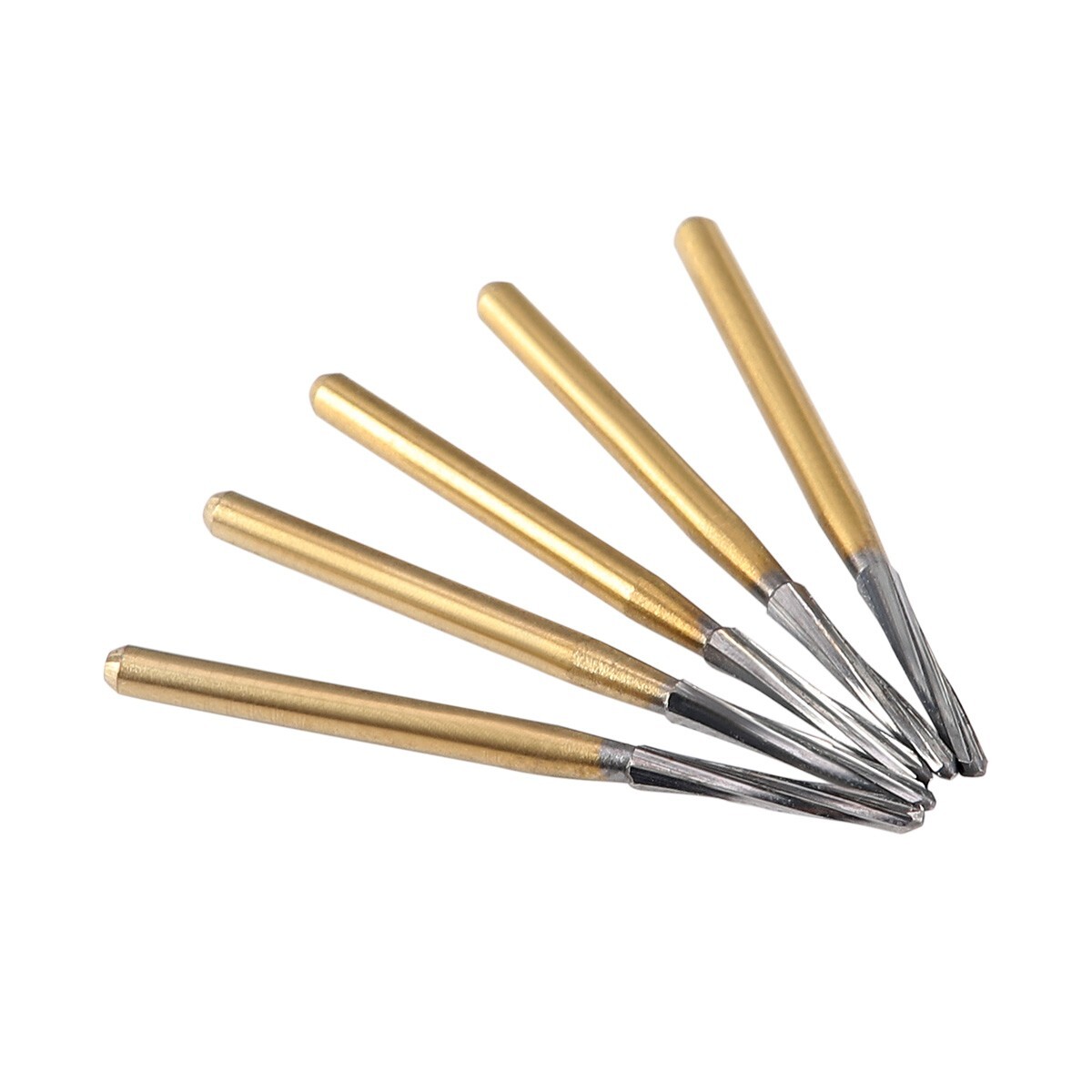 5PCS Dental Endodontic ENDO-Z Tungsten Carbide Burs FG Round Bur High Speed 21mm