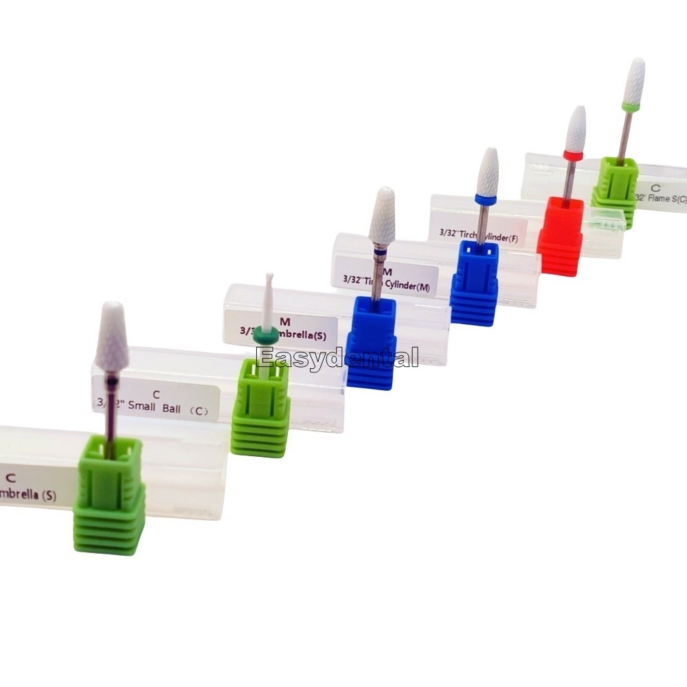 Dental 2.35mm Lab Zirconia Ceramic Burs Drills for Micro Motor Polisher HP Shank
