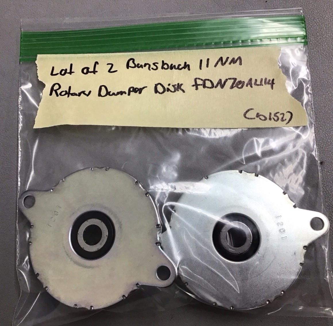Lot Of 2 Bansbach Easylift Rotary Damper Disk FDN-70A-L114, 11.0 Nm Torque (b15)