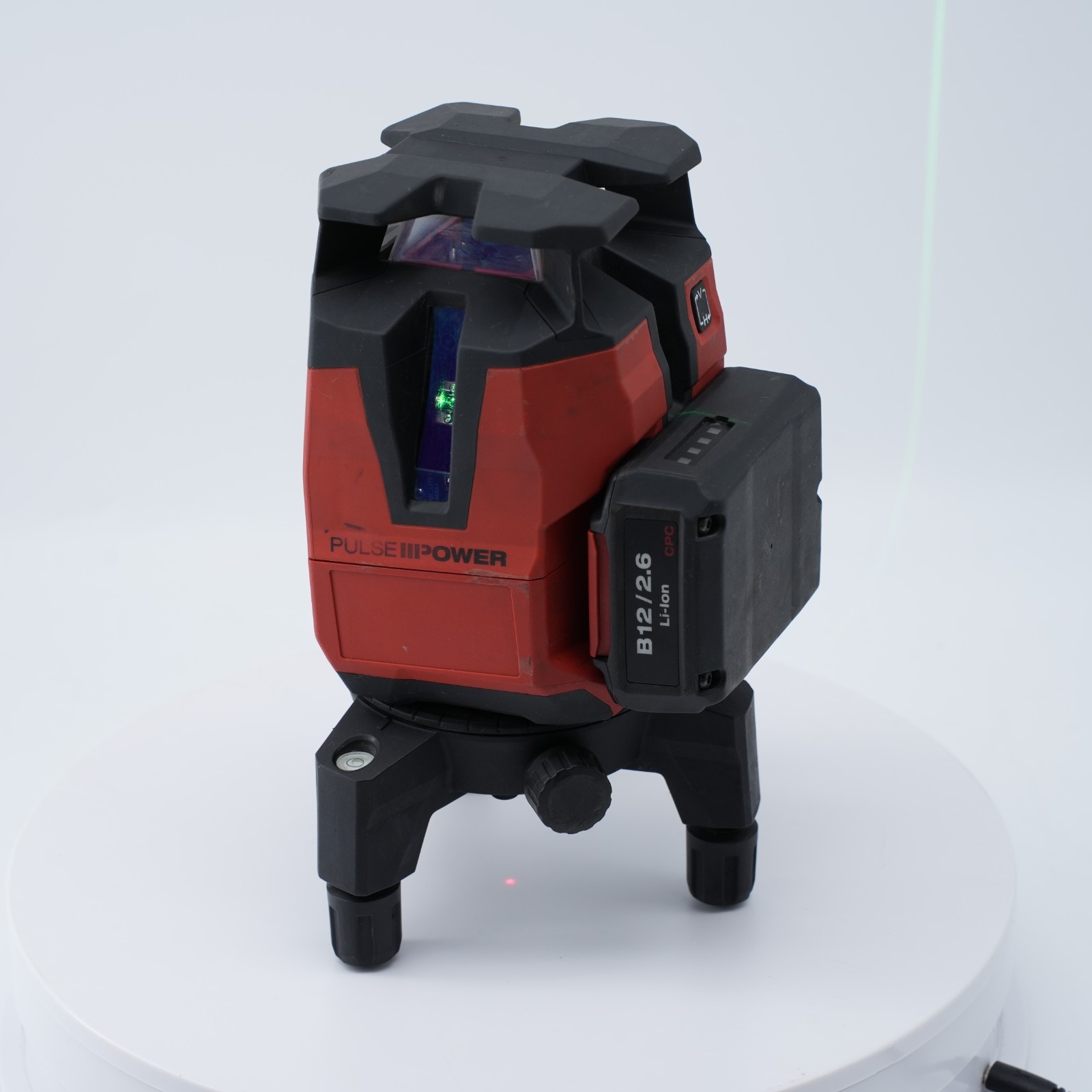 Hilti PM 40-MG Green Laser Level w/ PMA 31G Case Battery Manual Tested Used