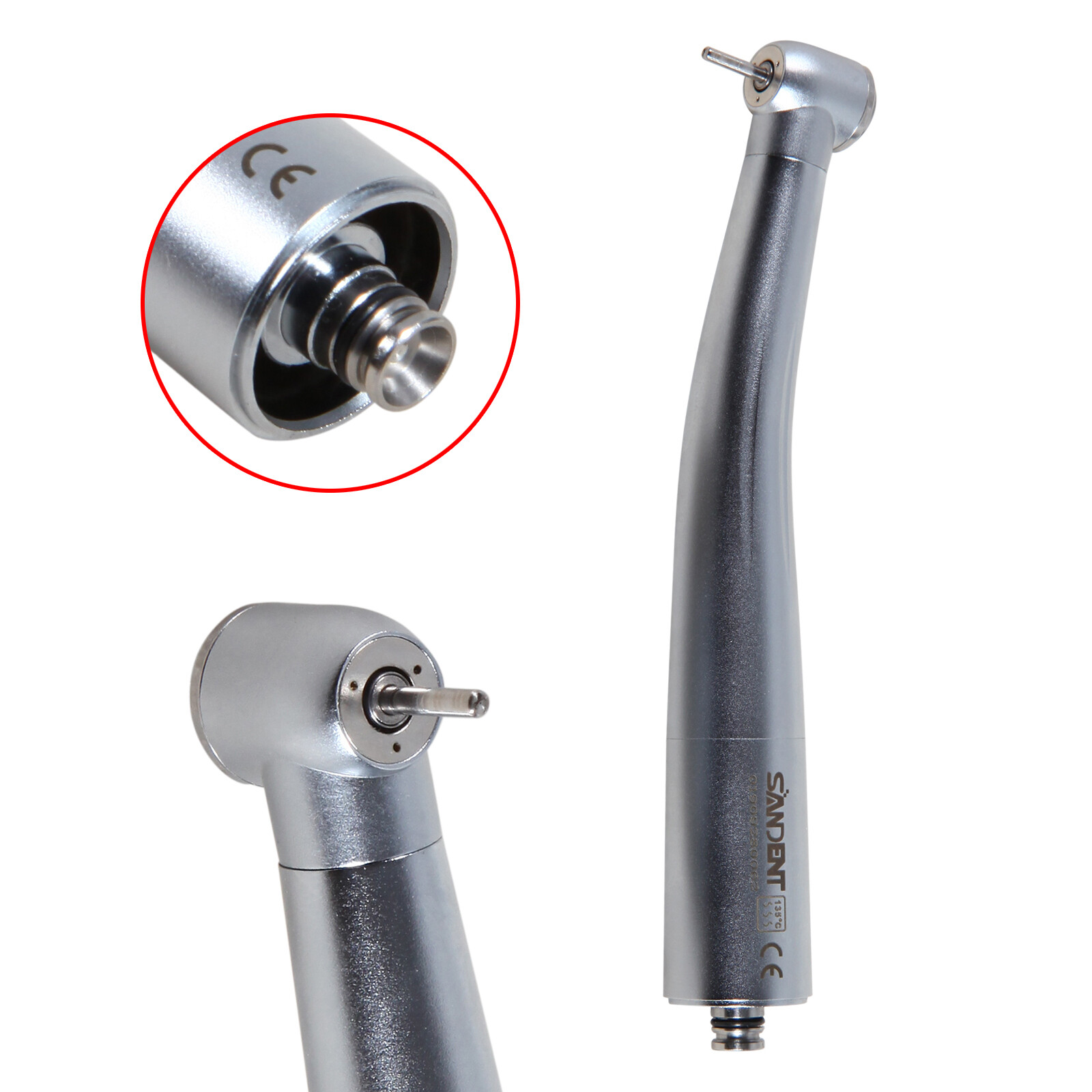 NSK Style Dental High Speed/E-generator/Fiber Optic LED Handpiece 4/6H Coupler