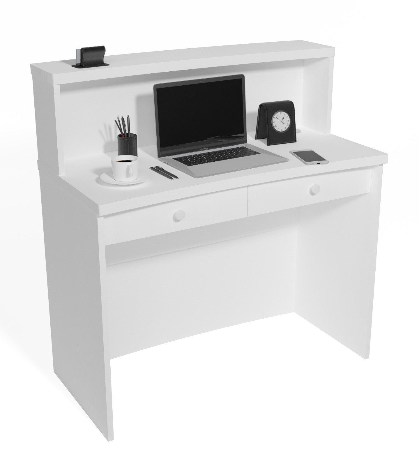 Reception Desk Counter Top, Laminate Desktop, Standing Front Table for Salon Spa