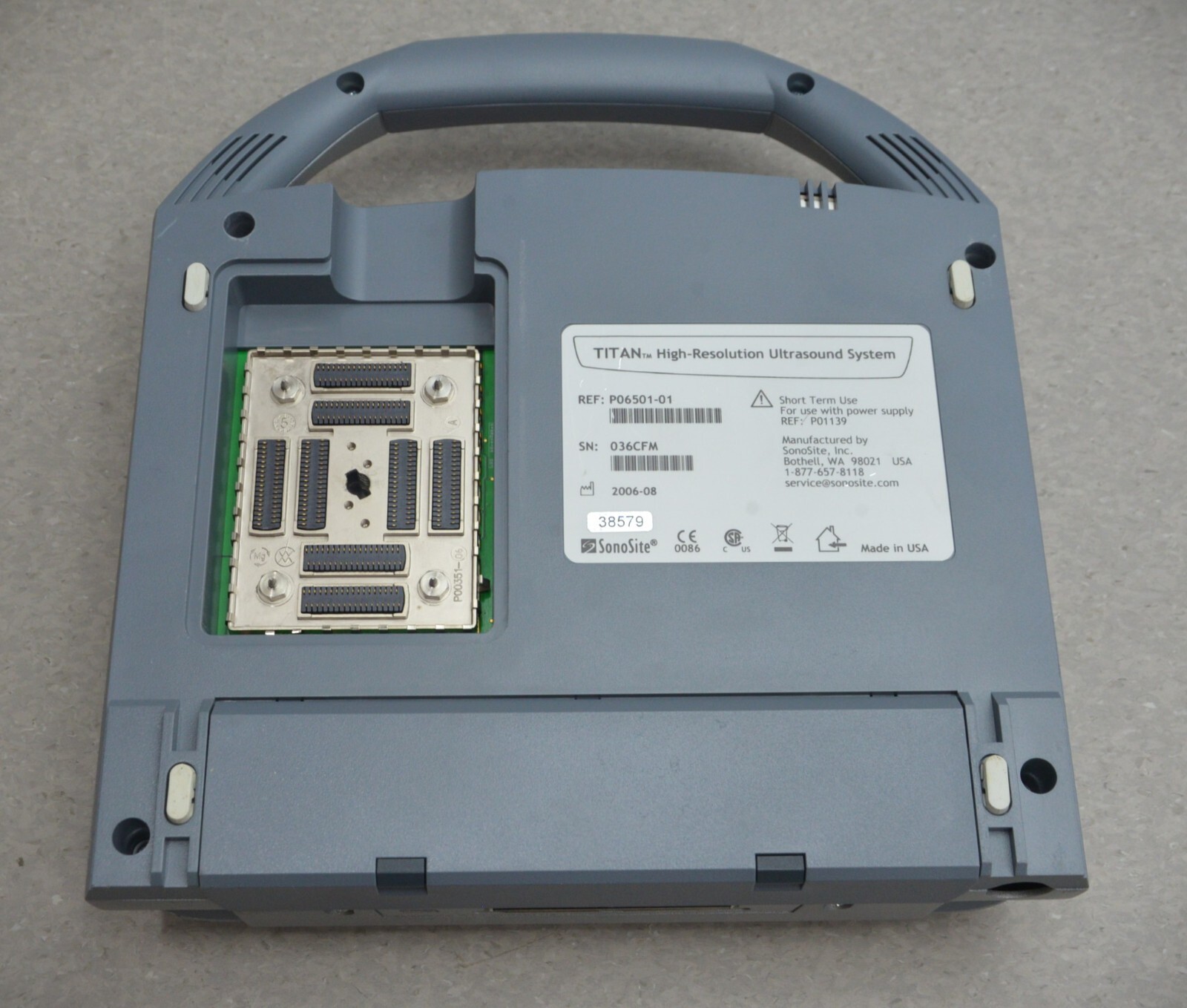 SonoSite Titan High-Resolution Imaging System W/ C15/4-2 MHz & Cart