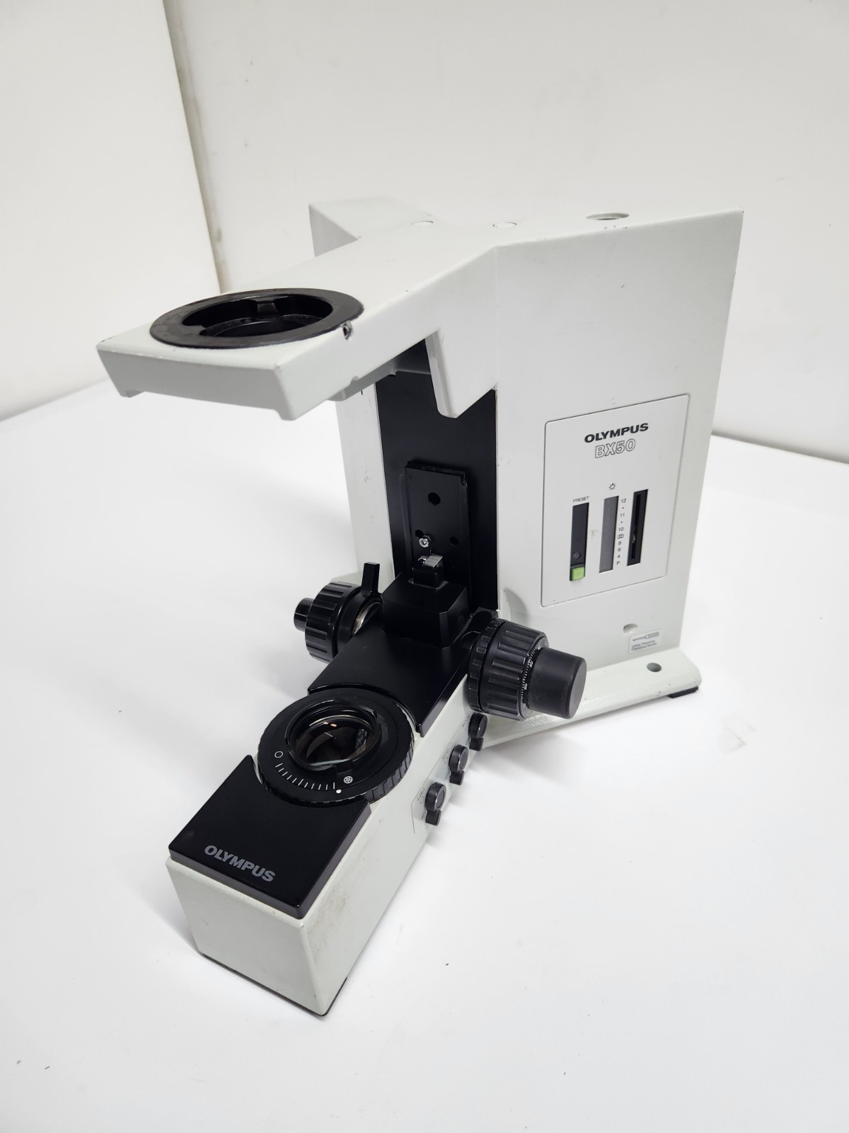 Olympus BX50F4 BX Microscope Body – Potentiometer Stem Broke Short – Works