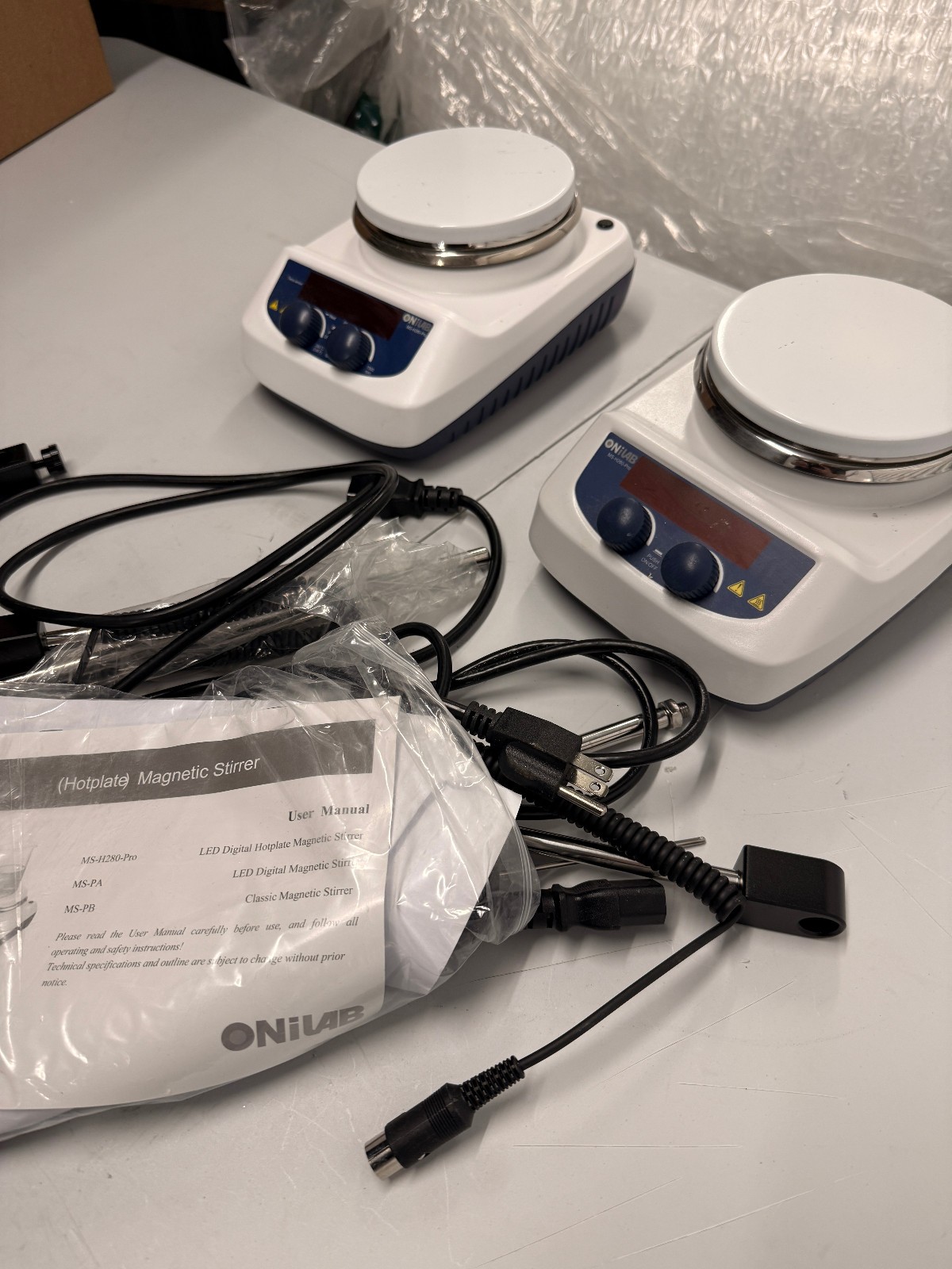 ONiLAB 280C 5 inch LED Digital Hotplate Magnetic Stirrer (Multiple Available)