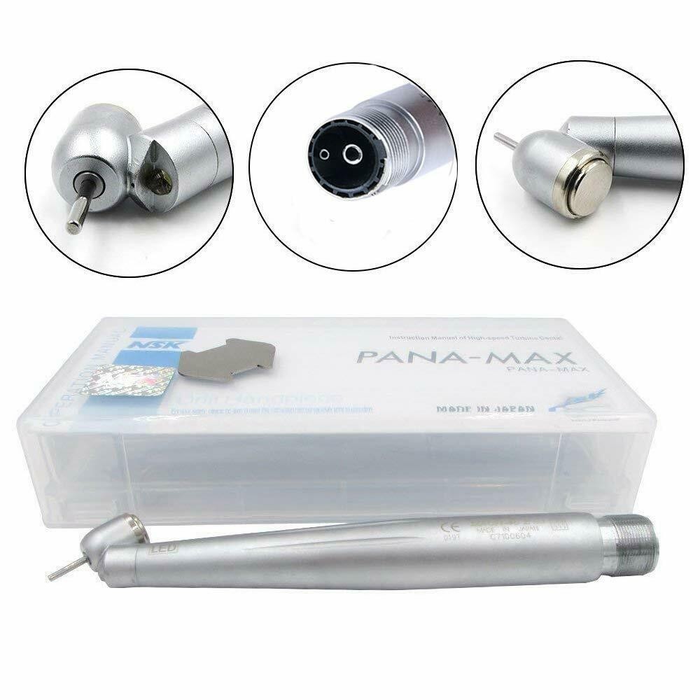 Dental 45 Degree LED Fiber Optic High Speed Handpiece 2 Hole / 4 Hole US STOCK