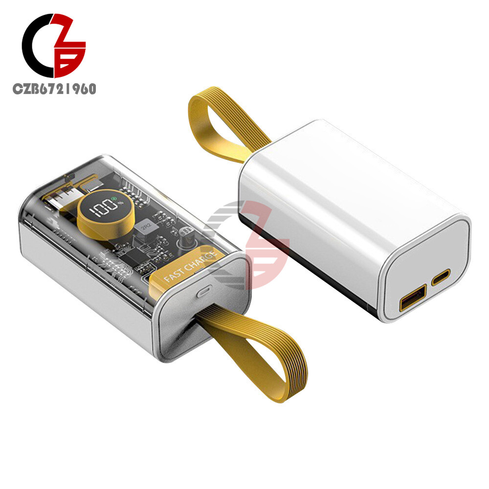 DIY Power Bank Box PD 22.5 W Fast Charging Case Portable 18650 USB Power Bank