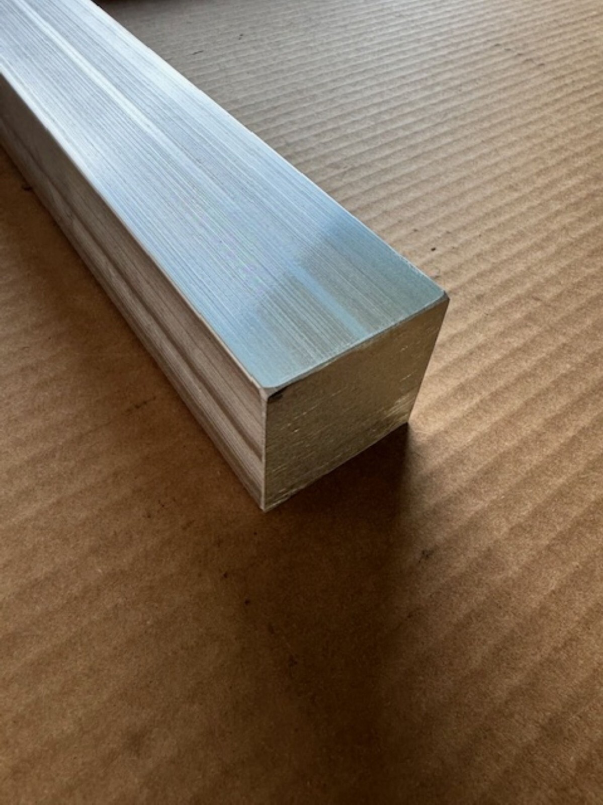 2″ X 2″ Aluminum Square 6061 Bar x 10″ Long, Solid Bar Stock