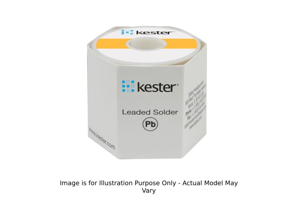 Kester 93-6337-9756 Solder Wire, Rosin Core, Leaded, Sn63Pb37, 3.3%, 0.010′