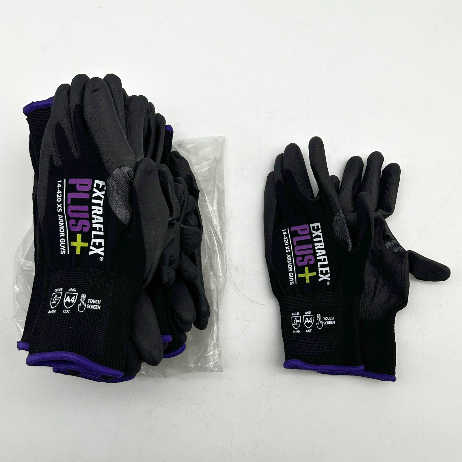 Armor Guys 14-420 Cut Resistant Glove Sz XS Extra Small 18GA Extraflex+ 12 Pairs