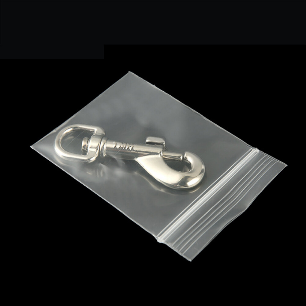 Clear Reclosable Zip lock Plastic 2-Mil Ziplock Bags Poly Jewelry Zipper Baggies