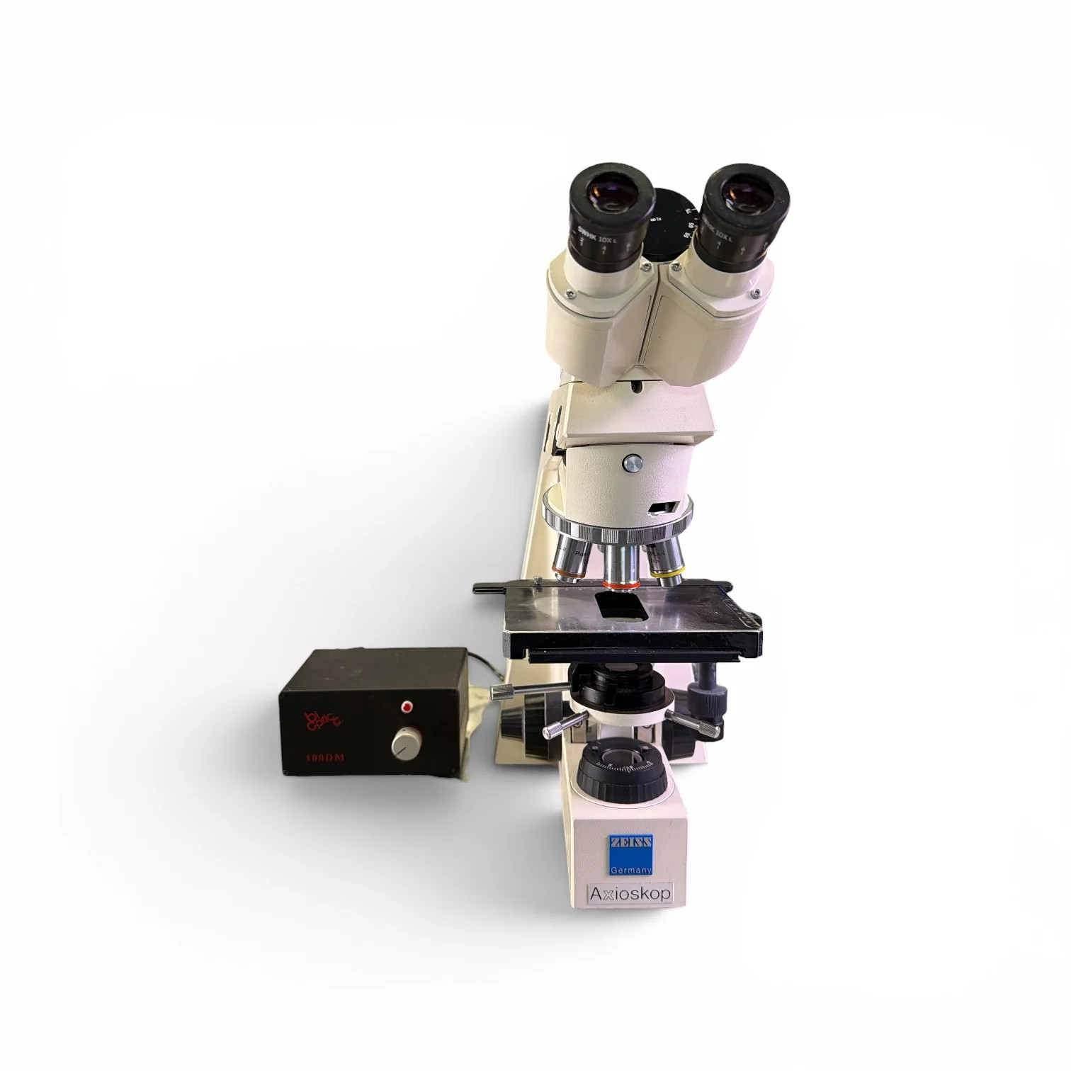 Carl Zeiss Axioskop 50 Microscope 45-14-85 w/ Achroplan Objectives
