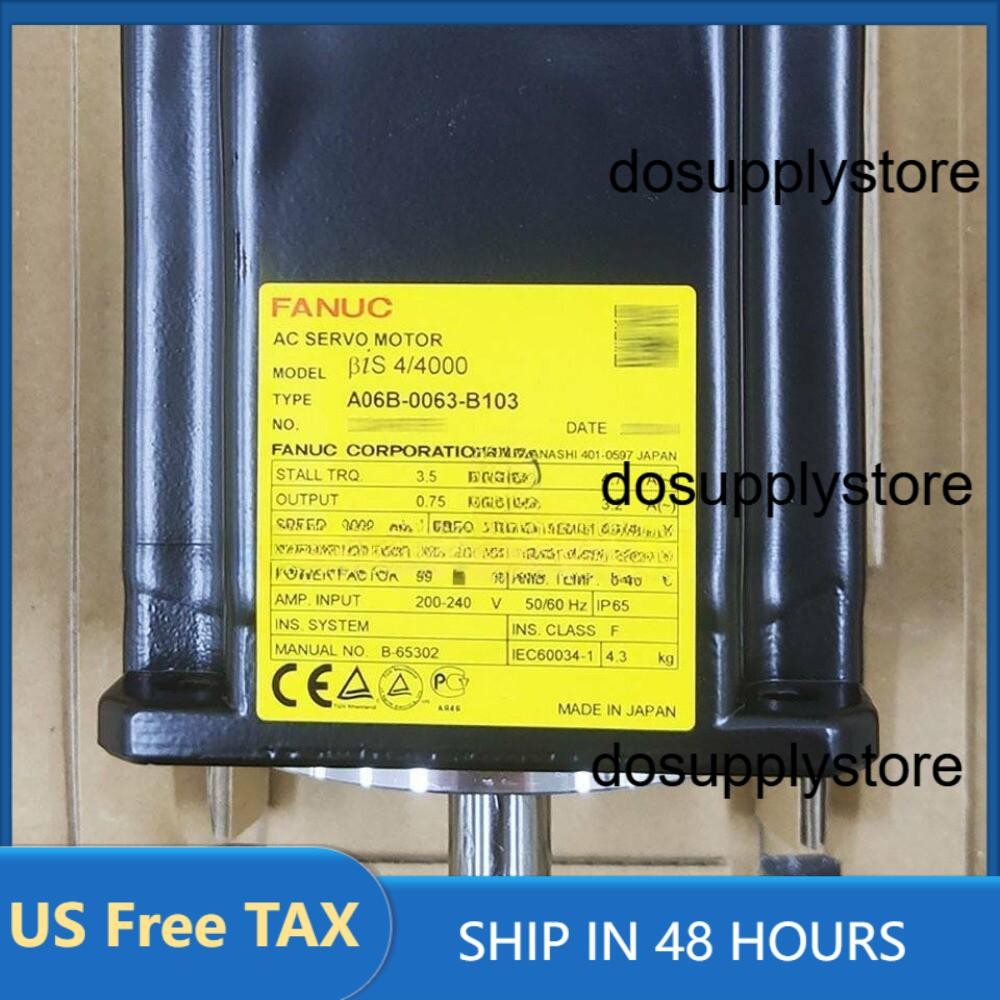 1PCS New Fanuc Servo Motor A06B-0063-B103