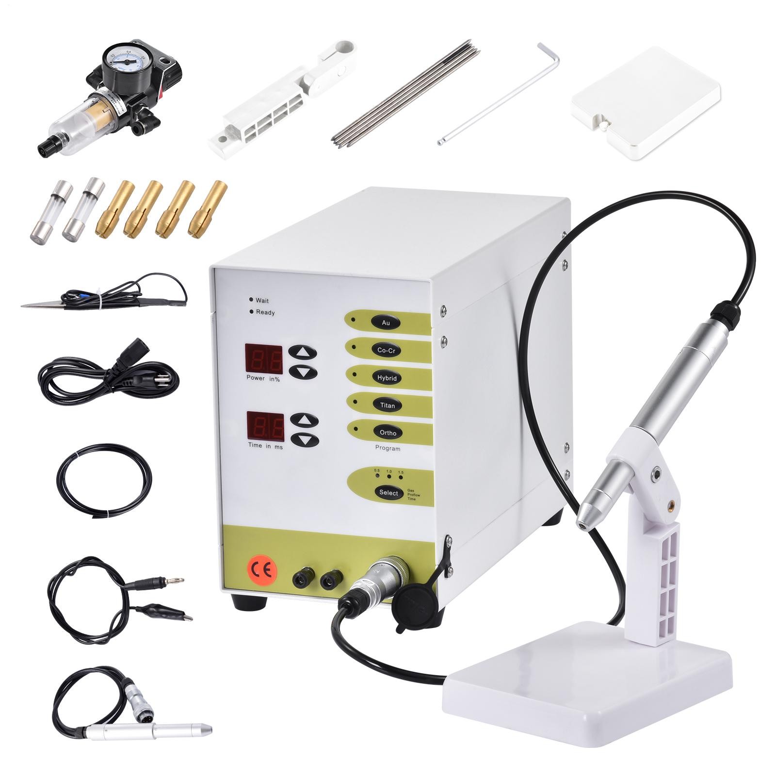 110V Permanent Jewelry Welder Kit, Jewelry Welding Machine with Welding Torch