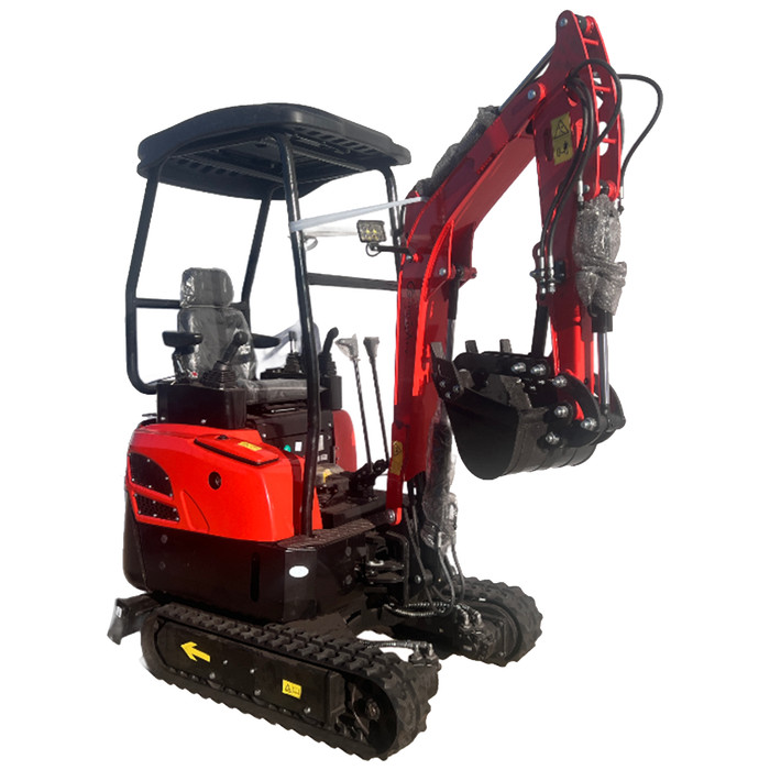 1.4 Ton Mini Excavator Tracked Crawler Kubota Diesel Engine w/ Side Swing Boom