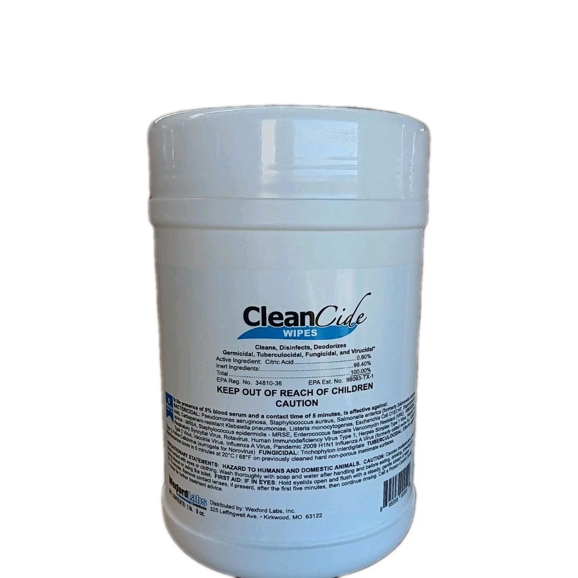 CleanCide Wipes 160-Count (Pack of 12) – Exp 12/2023 – Great deal.