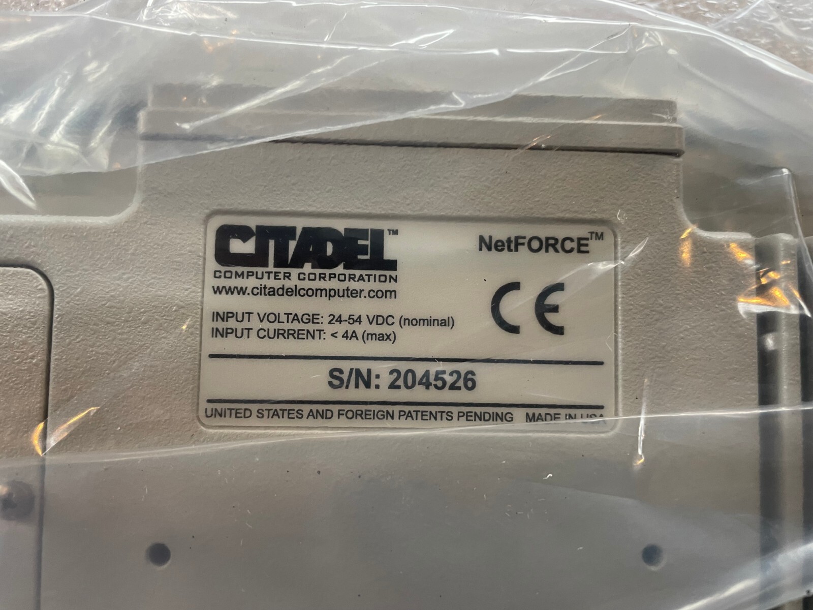 Brand New Citadel Netforce Rugged Industrial Computer Display Panel