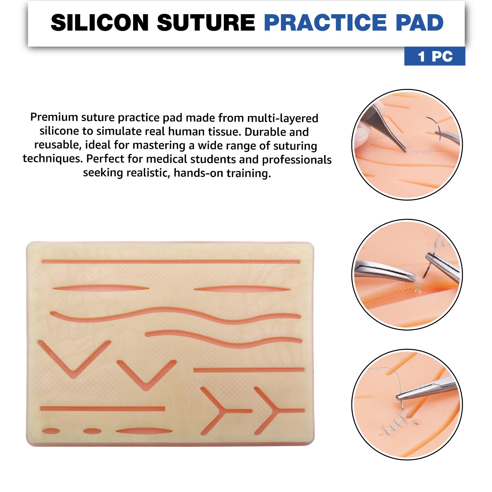 Complete Practice Student Suture Kits for Medical Students Training Kits