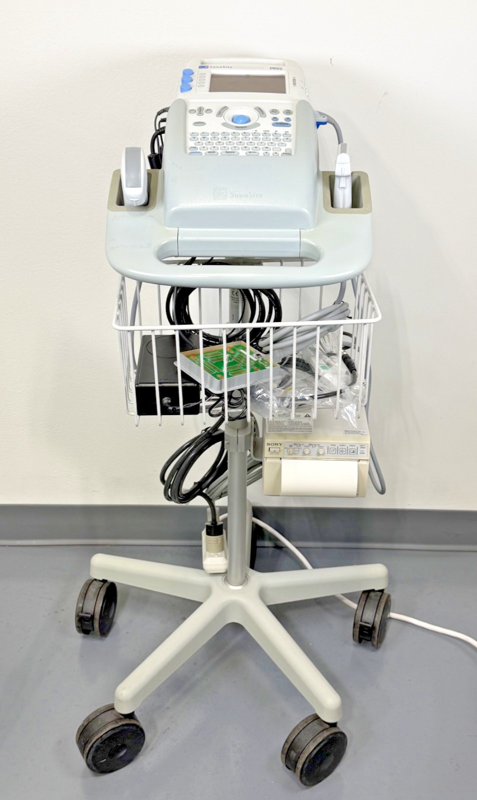 Sonosite 180 Plus Portable Ultrasound Machine w 2 probes