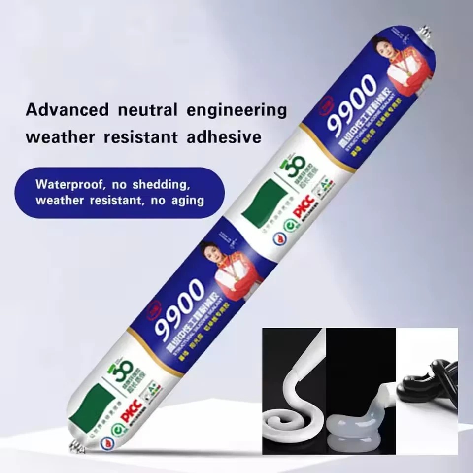 Transparent 9900 Waterproof Sealant Outdoor Silicone Heat Resistant 500g