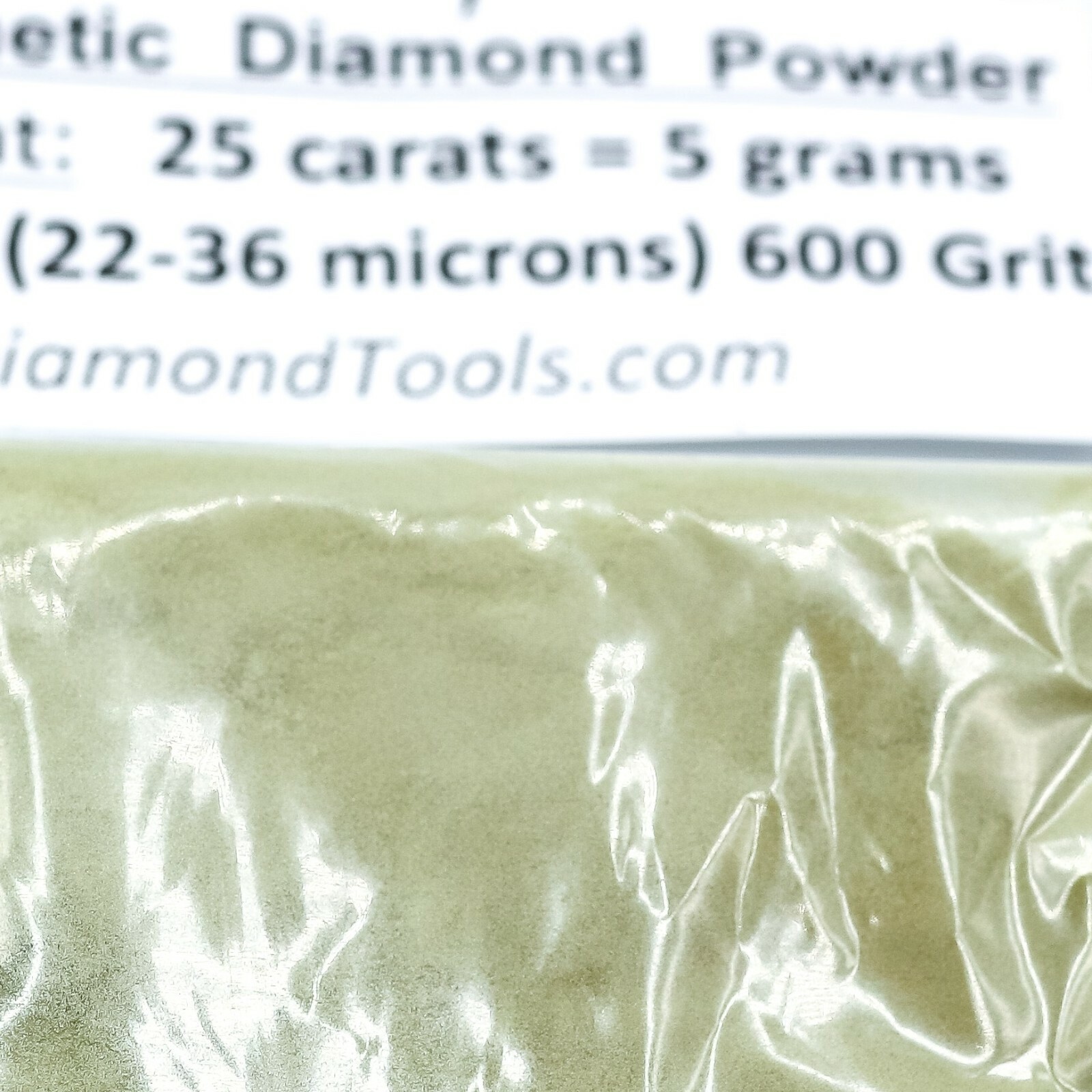 TechDiamondTools Diamond Powder 600 Grit 22-36 Microns, 25 cts = 5 Grams
