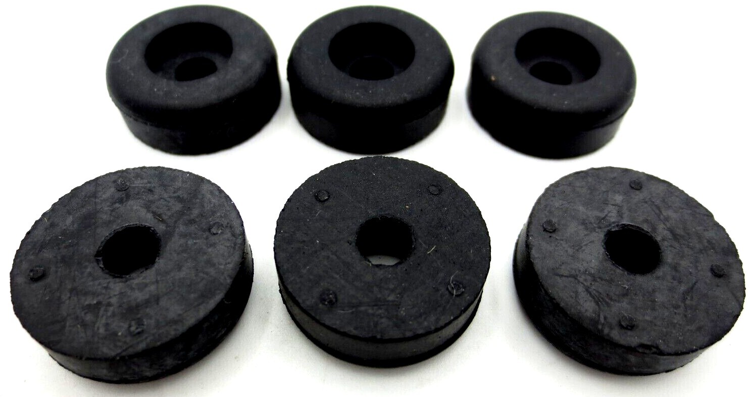 Screw on Rubber Bumper Pad Feet Fit 3/16″ #10 Screw Hole, Has 3/4″ Pad 1/4″ Tall