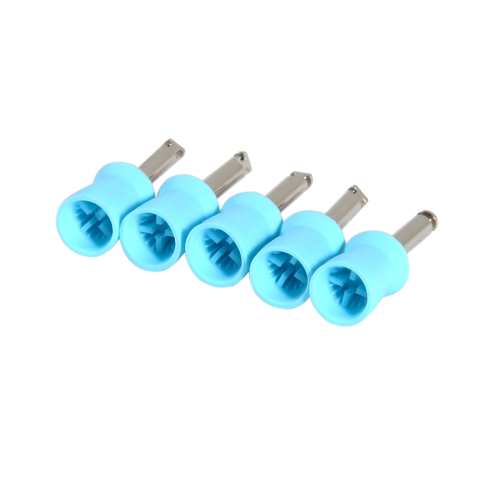 100 Pcs Dental Rubber Prophy Teeth Polish Polishing Cups Latch Type Brushes blue