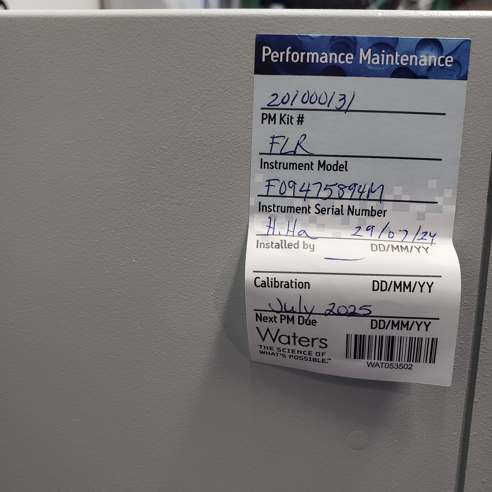Waters 186002475 2475 Fluorescence (FLR) Detector for HPLC Systems