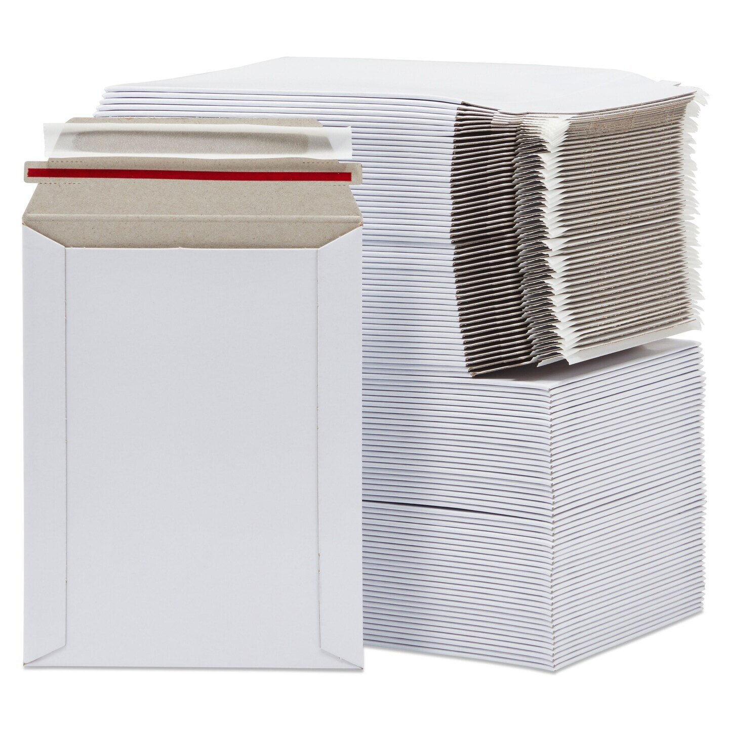 100 – 6″ x 9″ White CD/DVD Photo Ship Flats Cardboard Envelope Mailer Mailers