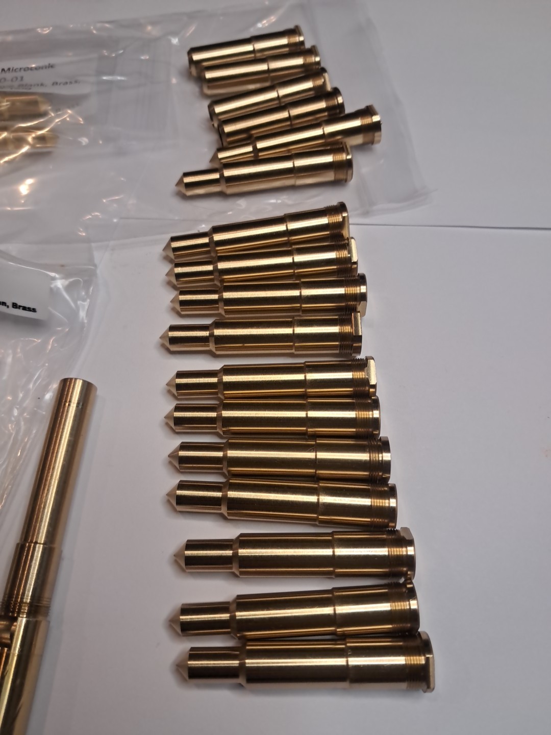 MASA Microconic Egs10 Ejection Guide Sleeve Blanks LOT of 30