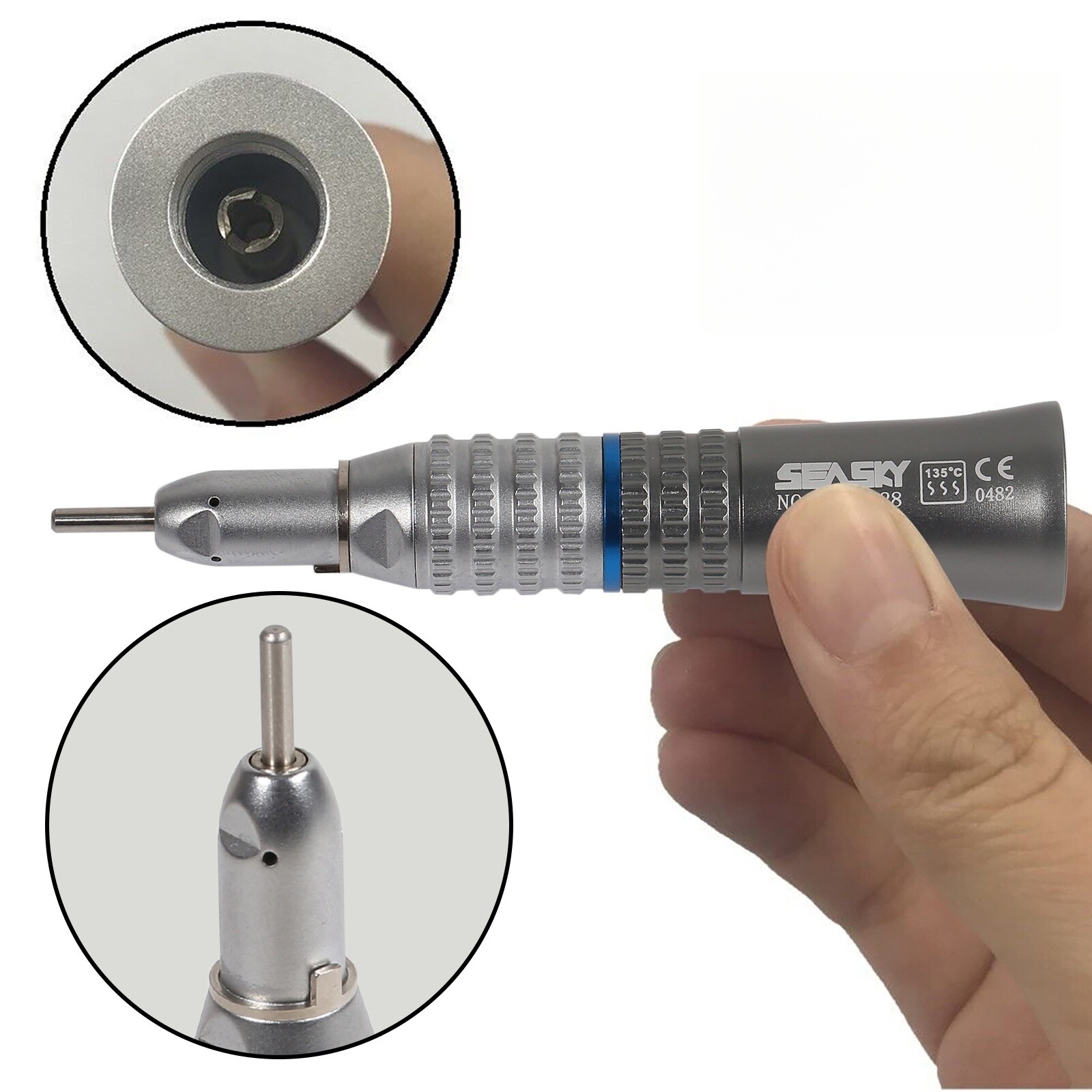 NSK Style Dental Slow Low Speed Straight Handpiece Nose Cone E-type SEASKY HP