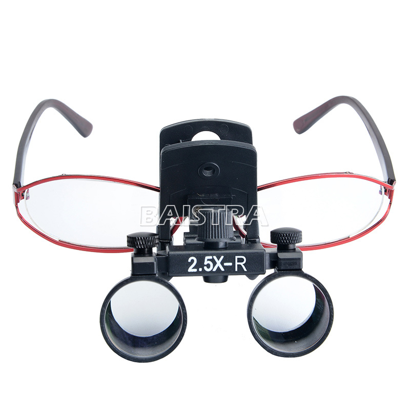 Dental Surgical Binocular Glass Medical Magnifier Loupes LED Lamp Head Light