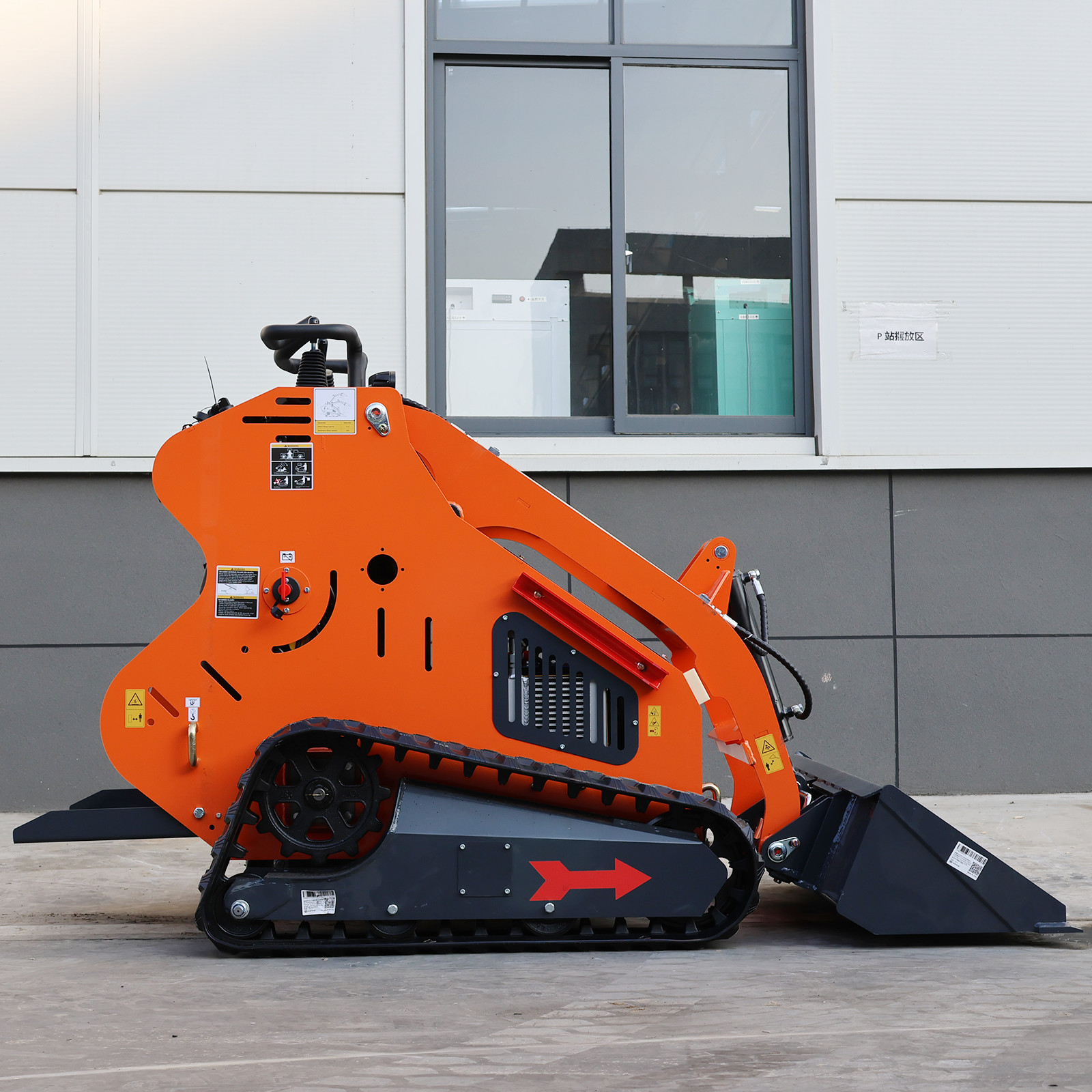 2026 Brand New 24HP Gas EPA Mini Skid Steer Loader with 8”AUGER & Pallet Fork