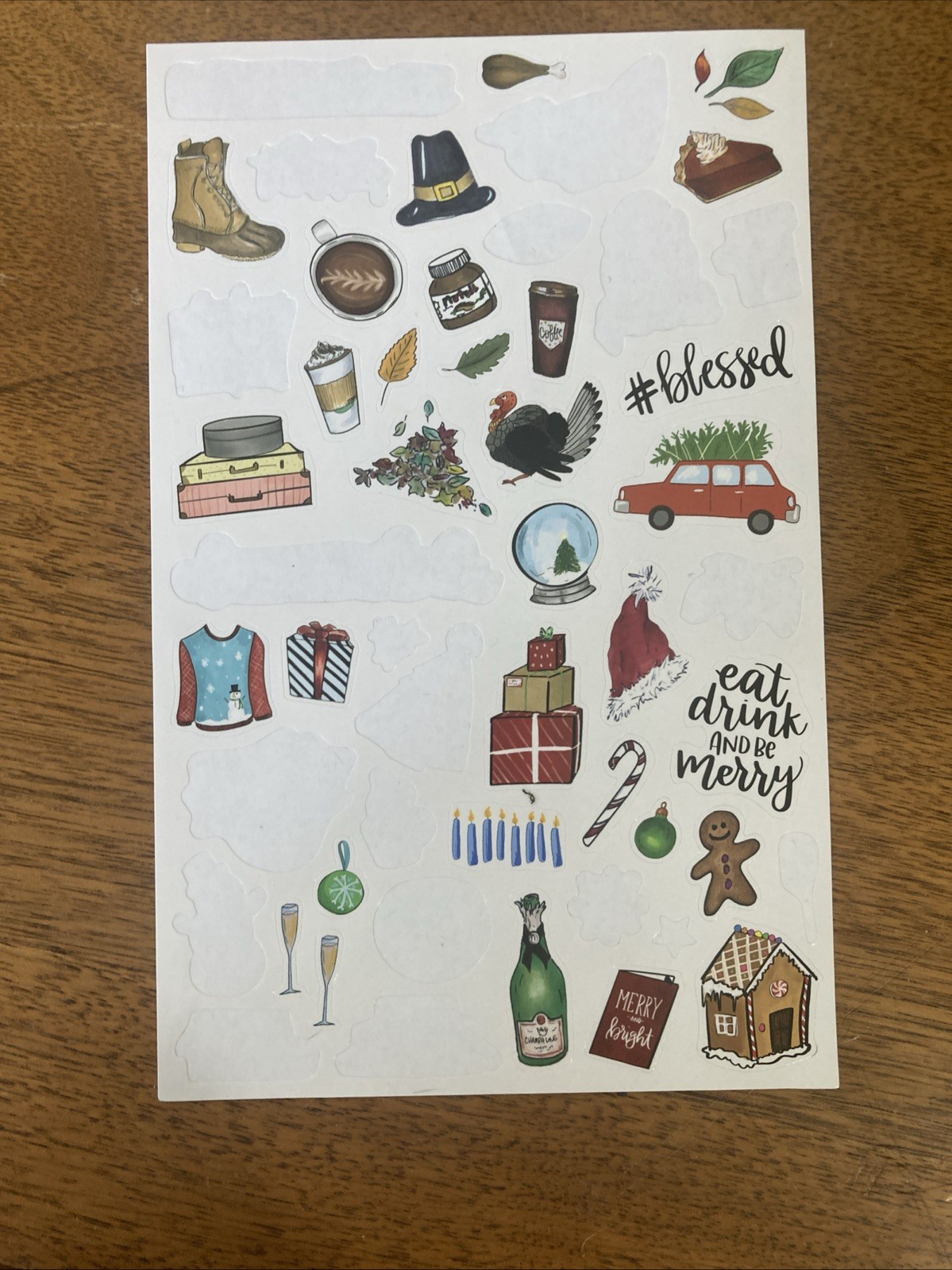 Bloom Planner Calendar Stickers Seasonal And Lifestyle Partially Used 13 Pages