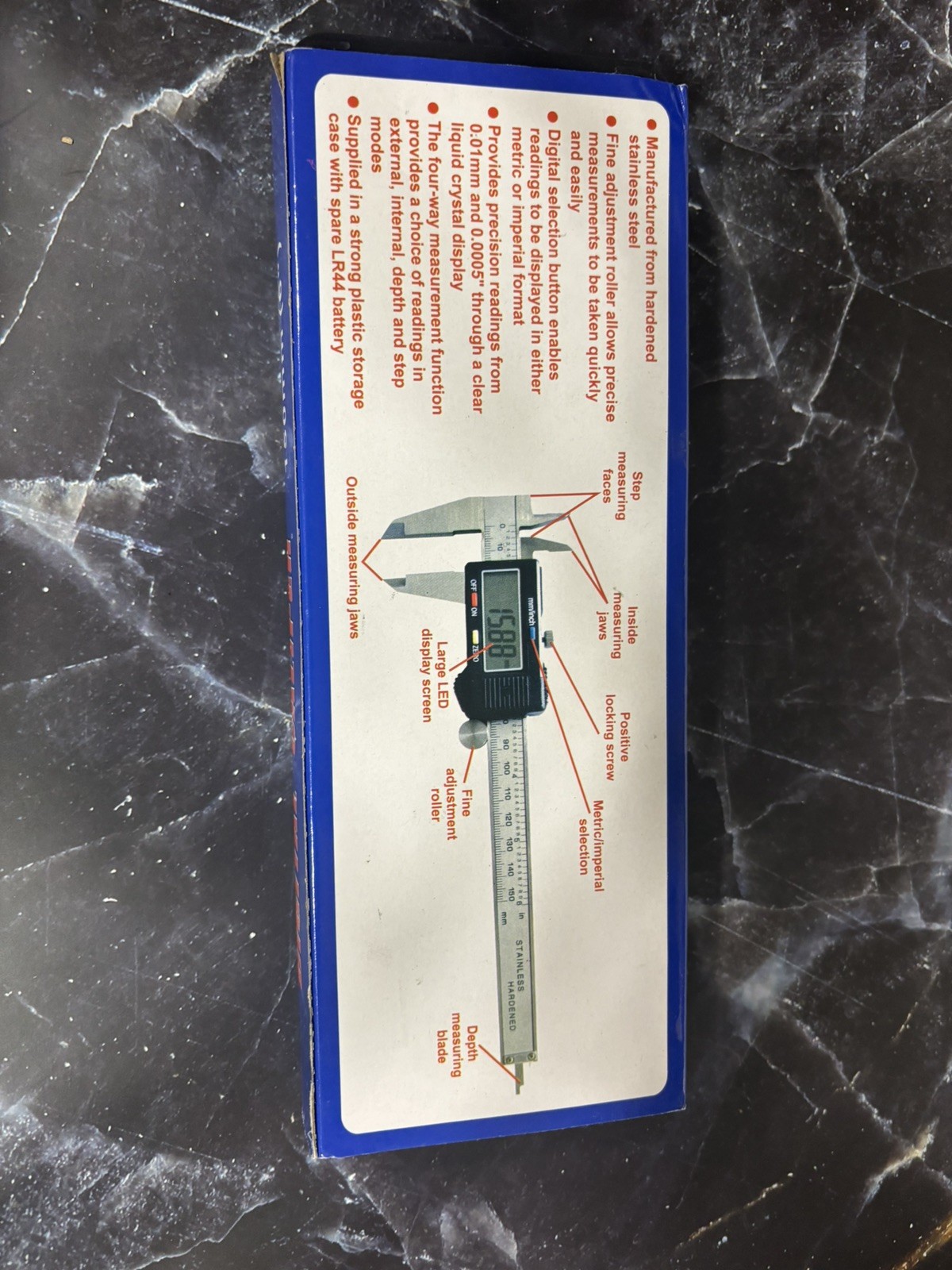 6″ Electronic Digtial Caliper With Case