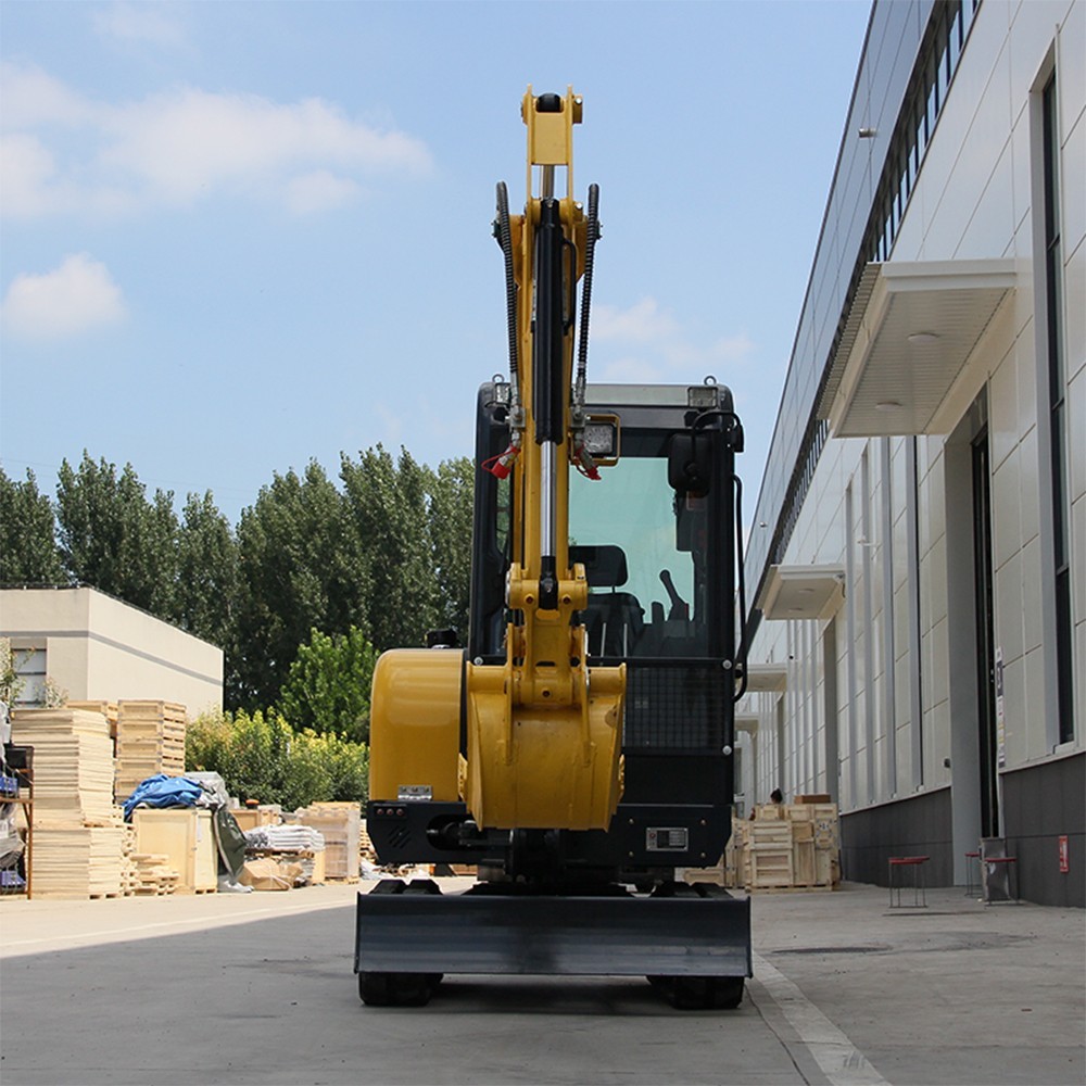 3.5 Ton Mini Excavator Kubota V1505 Cab AC Boom Swing Hydraulic Pilot EPA 25HP