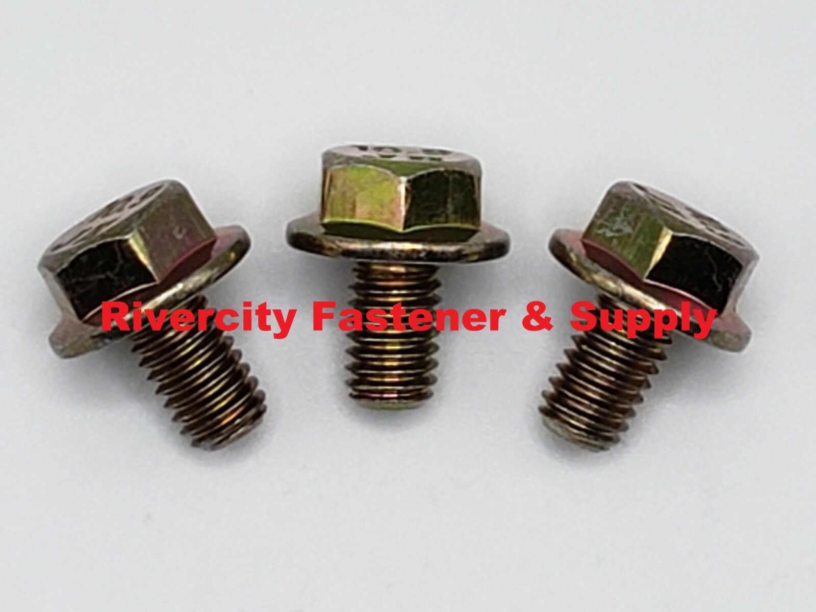 (25) M6-1.0x10mm Hex Head Flange Bolt / Screws 10.9 M6x1.0x10 M6x10mm ZY