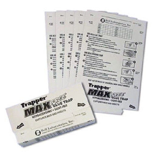 12 Trapper Max Free Unscented Mouse Glue Traps GlueBoards Trapper Max MouseTraps